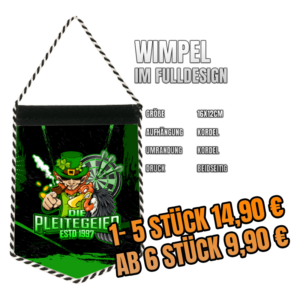 Wimpel 16x12cm