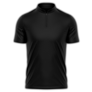 Poloshirt mit Stehkragen