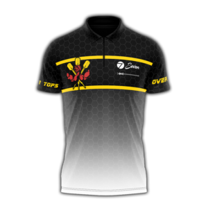 Poloshirt mit Reissverschlusskragen