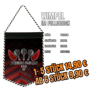 Wimpel 16x12cm