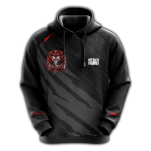 Black Hoodie RED