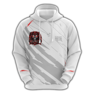 White Hoodie RED